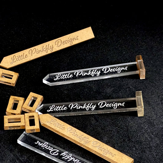 Personalized Dowels for Charms, Personalized Cake Charm Sticks