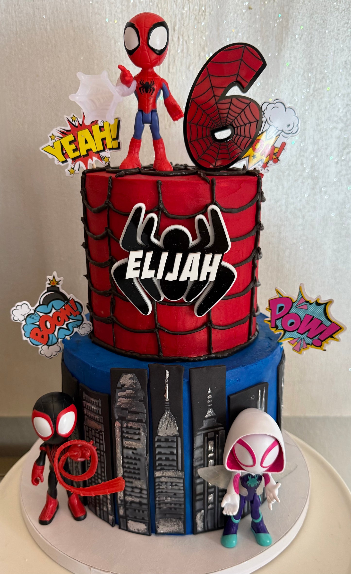 Spidey Cake Topper Theme