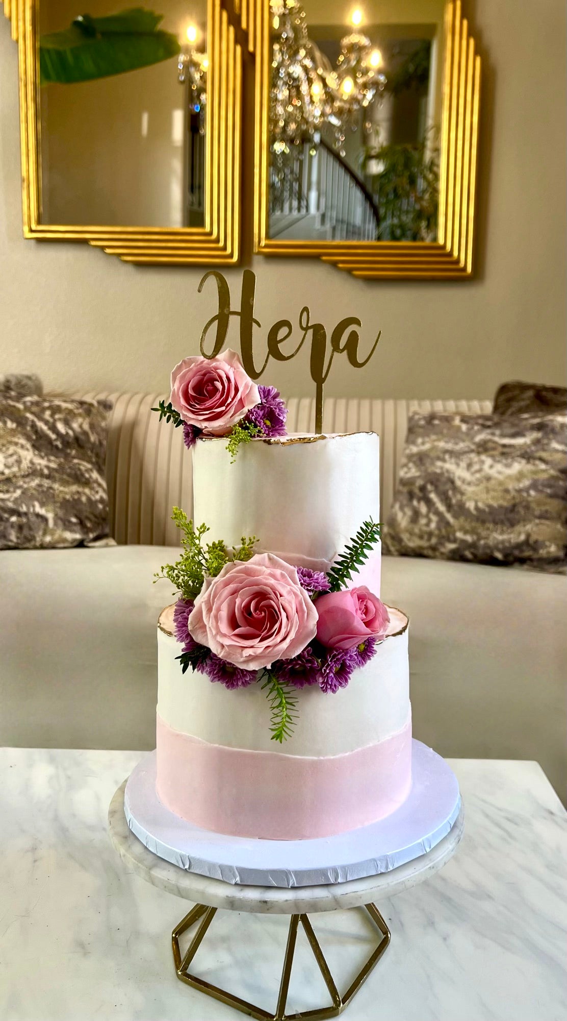 MDF Single Name Cake Toppers