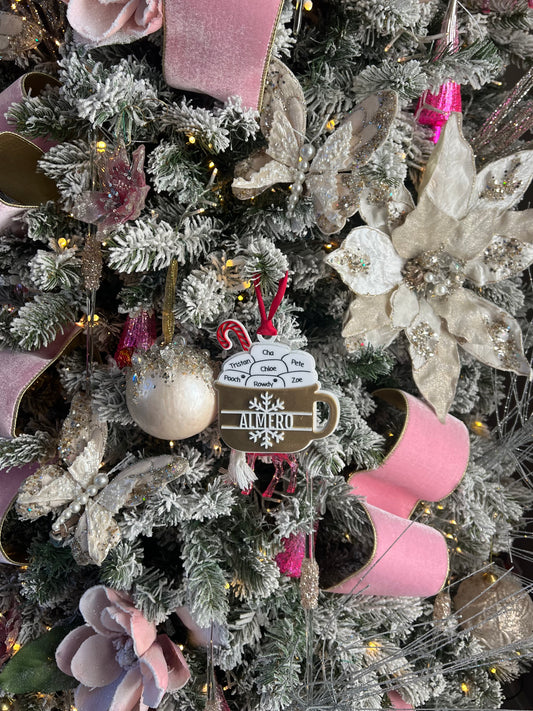 Custom Christmas Ornament Hot Cocoa