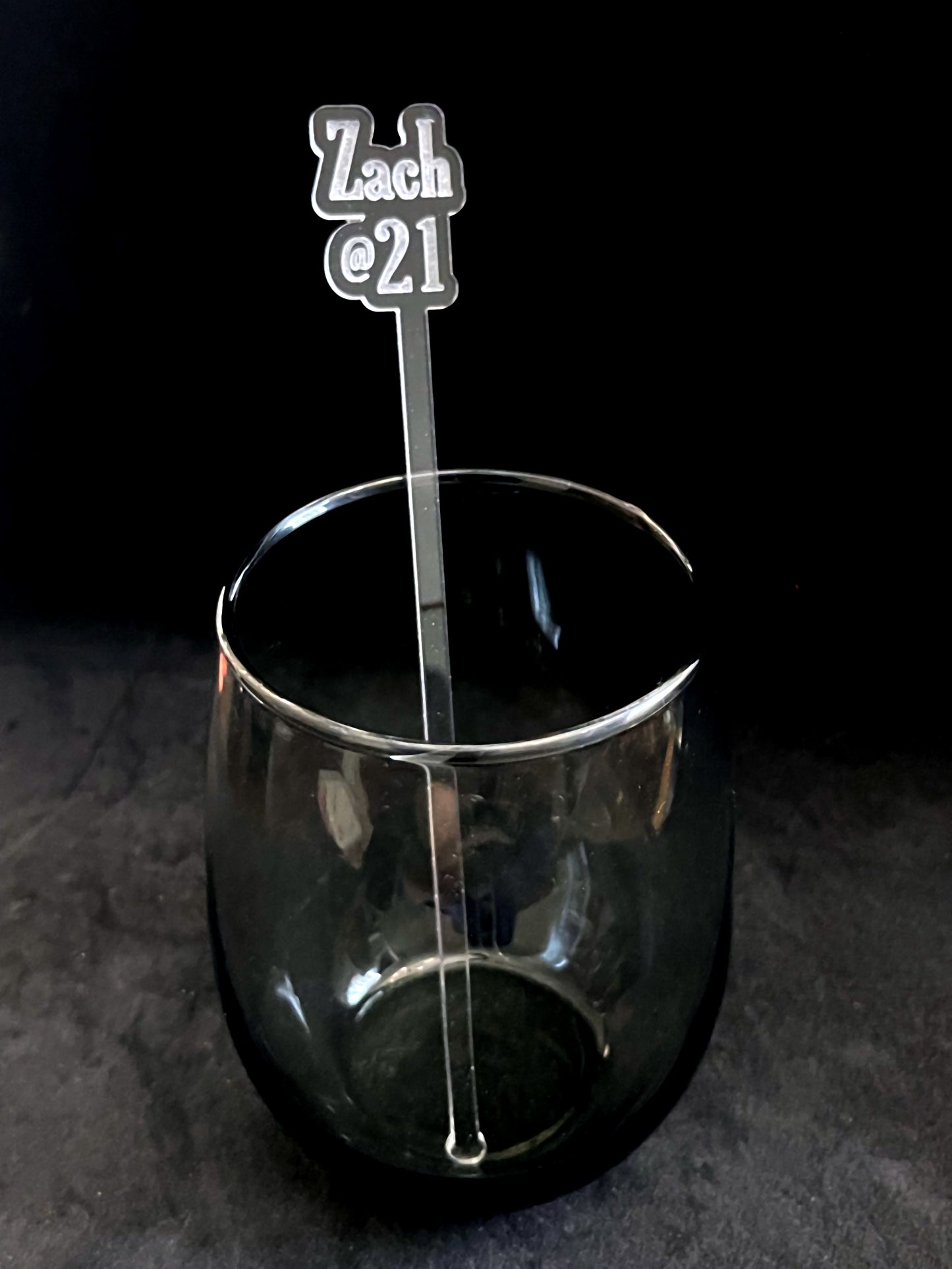 Name and Age Stir Sticks