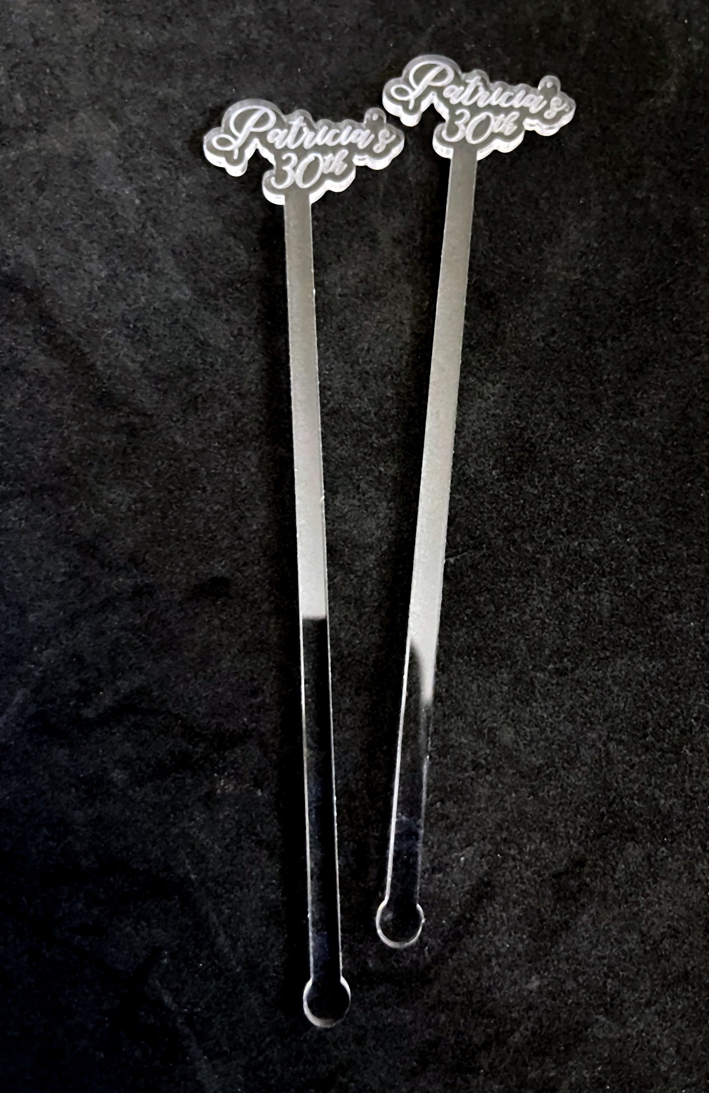 Name and Age Stir Sticks