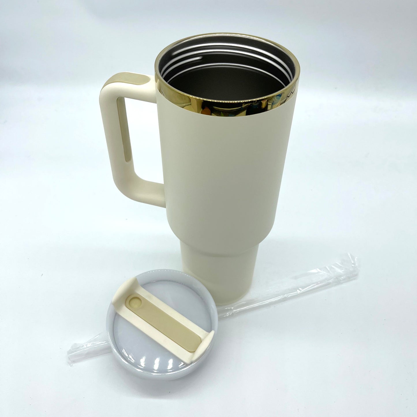 Custom Designed 40oz Tumbler Gold Stainless Steel Engraving