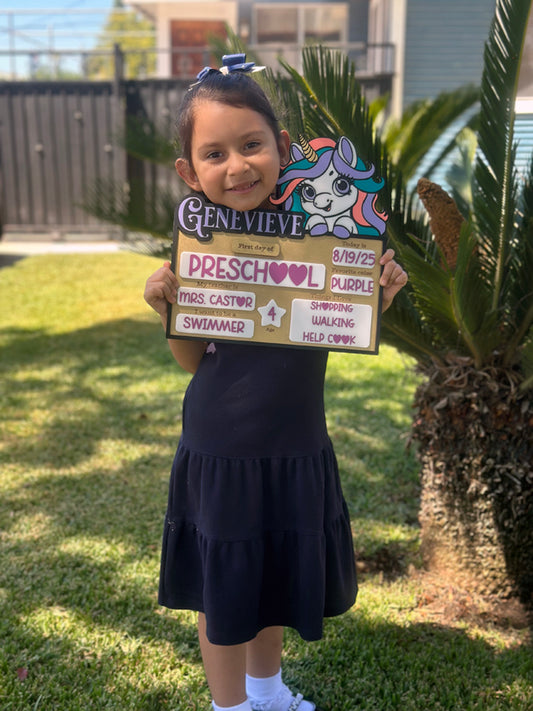 First Day of School - Unicorn