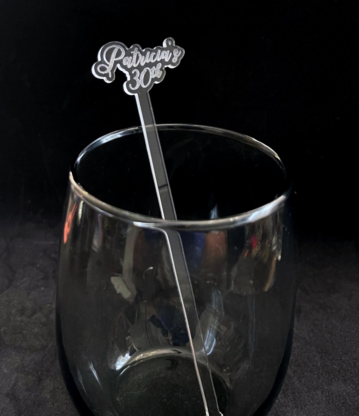 Name and Age Stir Sticks