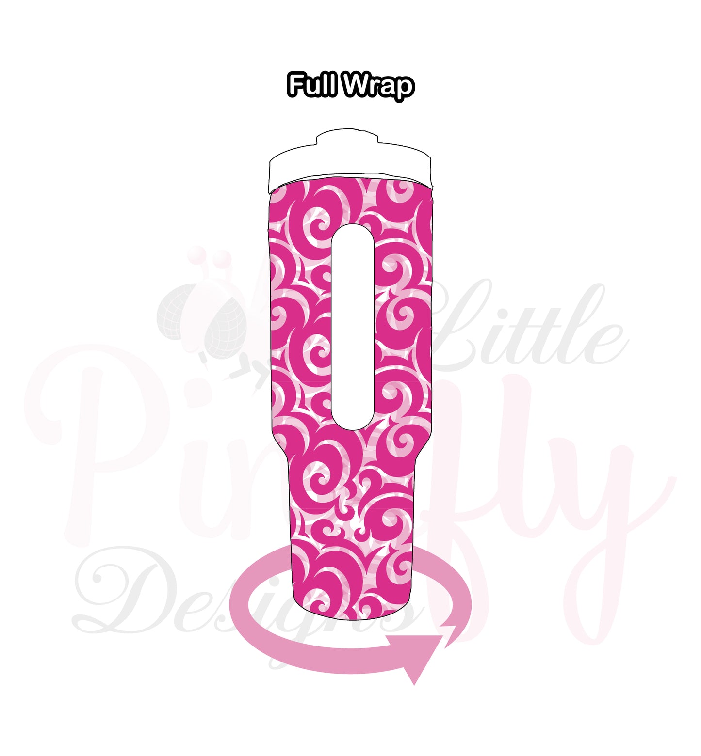 Custom Designed 40oz Tumbler Rainbow Stainless Steel Engraving