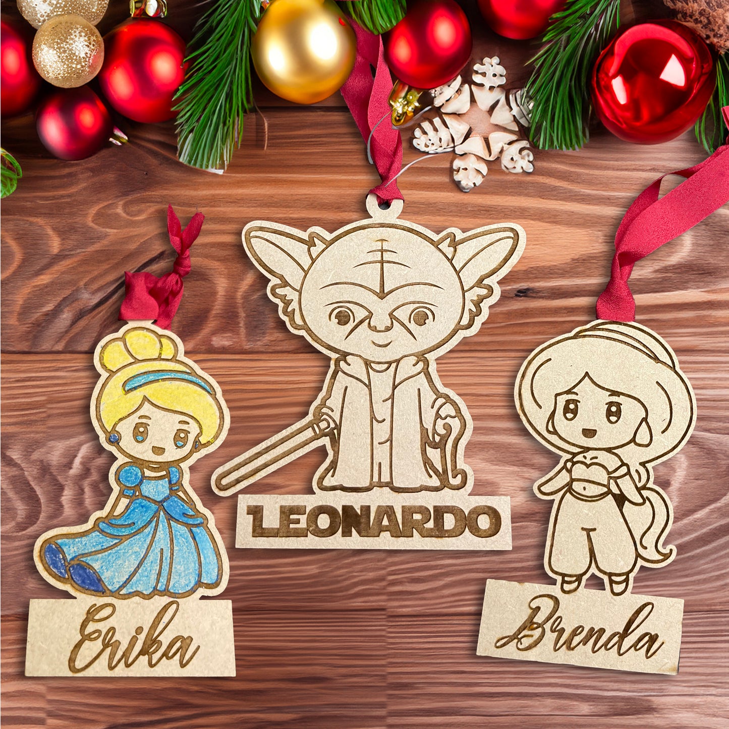 Color Ornaments: Space Wars & Princesses