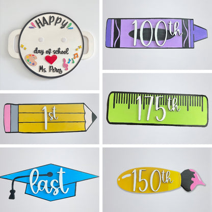 100 Day of School Sign Interchangeable
