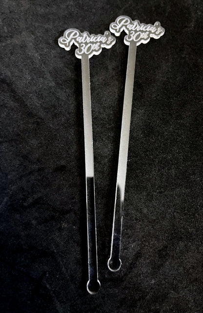 Name and Age Stir Sticks
