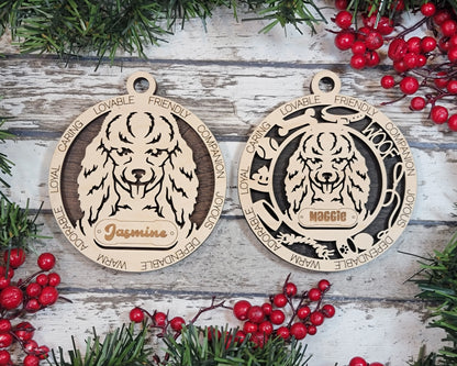 Letter P - R Dog Breeds Christmas Ornaments