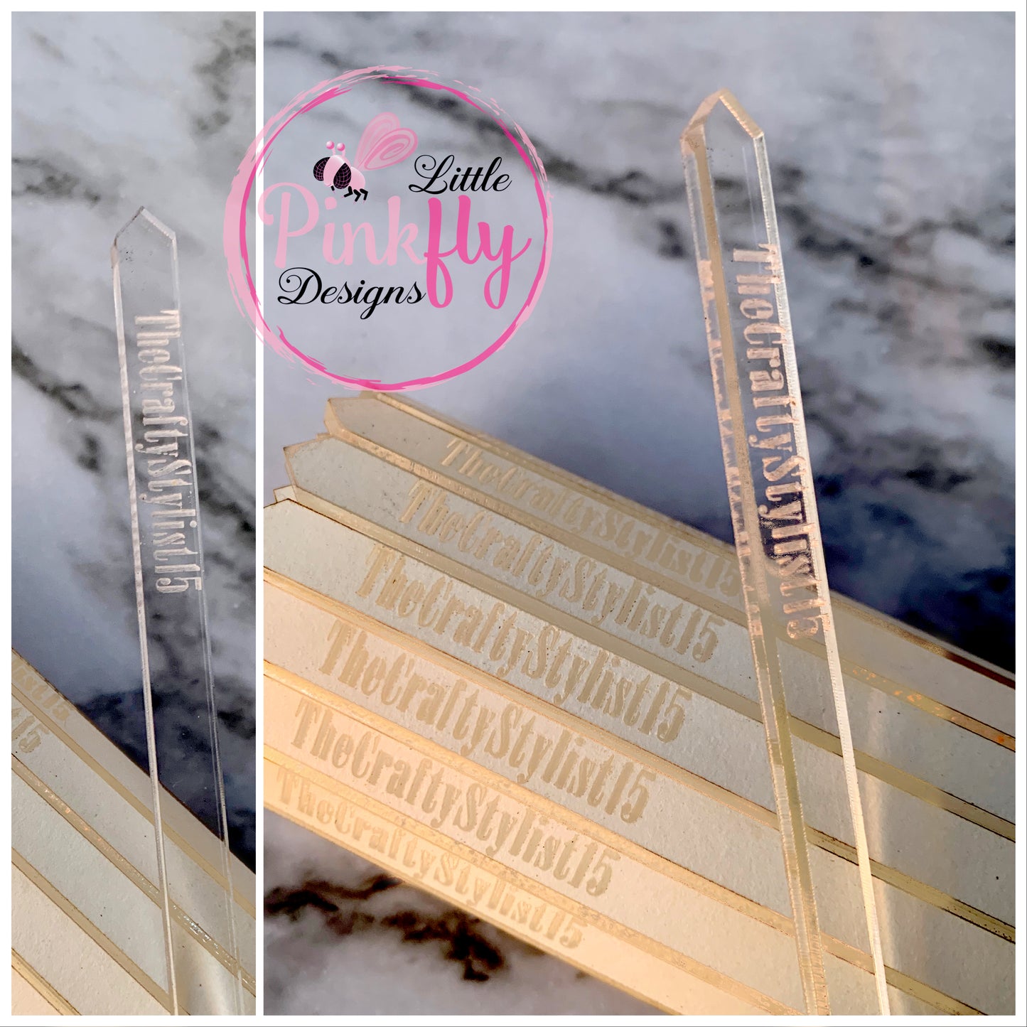 8" Personalized Dowels