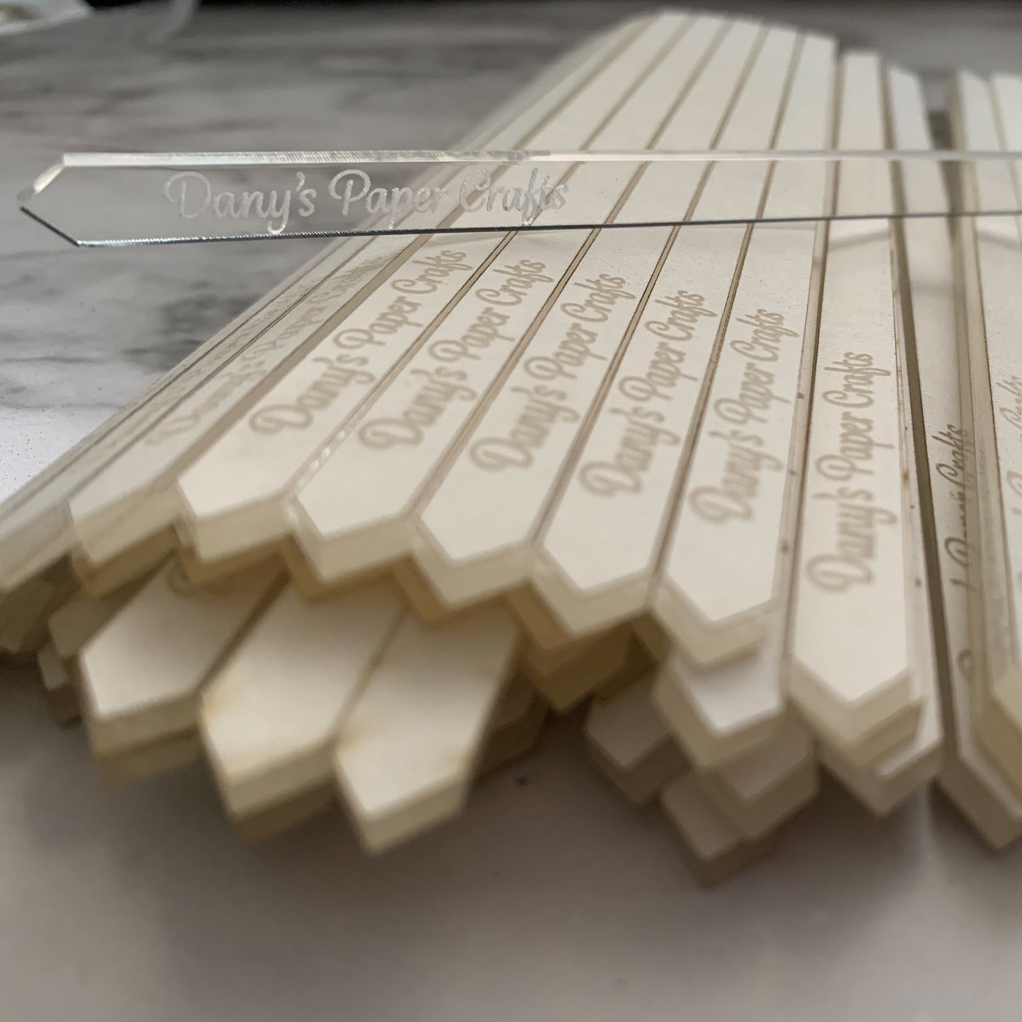 8" Personalized Dowels