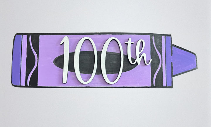 100 Day of School Sign Interchangeable