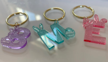 Easter Letter Keychain