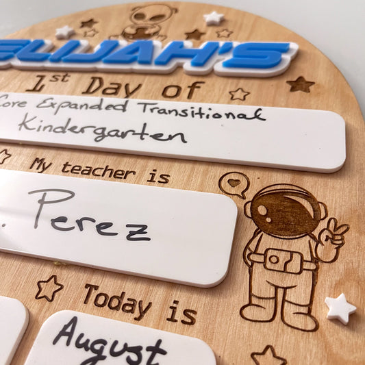 First Day of School - Astronaut