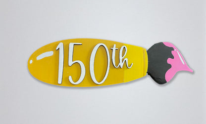 100 Day of School Sign Interchangeable