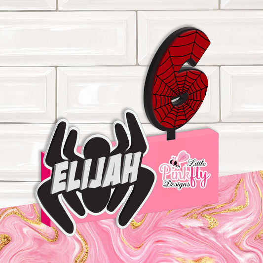 Spidey Cake Topper Theme