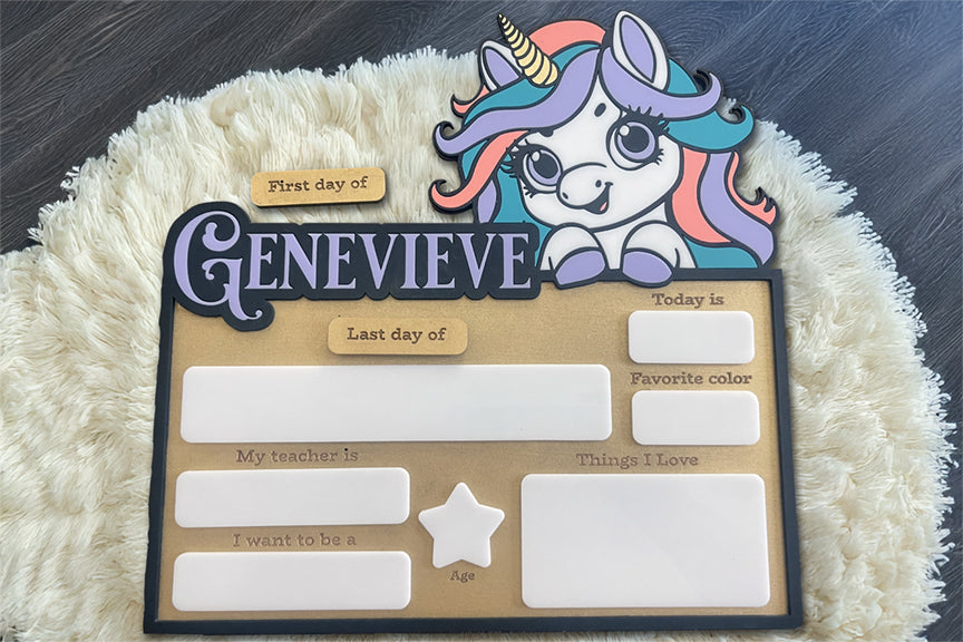 First Day of School - Unicorn